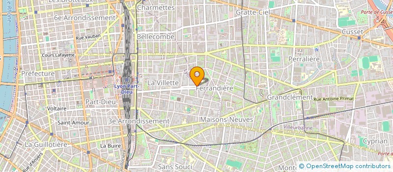 localisation de l'entreprise BEL'HAIR BARBER  LYON