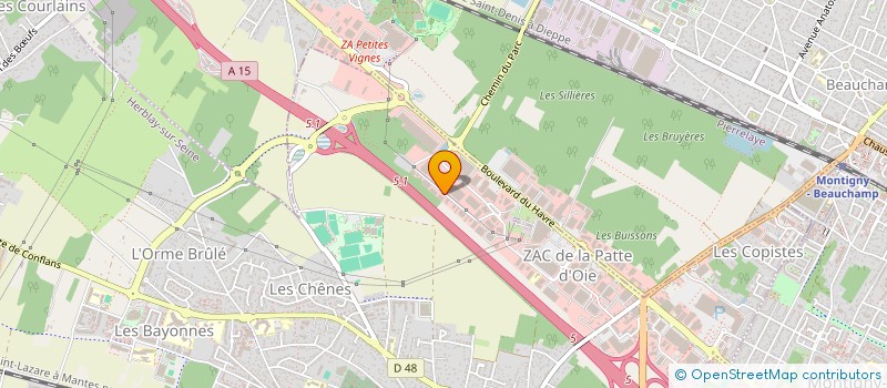 localisation de l'entreprise BEL HOLDING  HERBLAY-SUR-SEINE