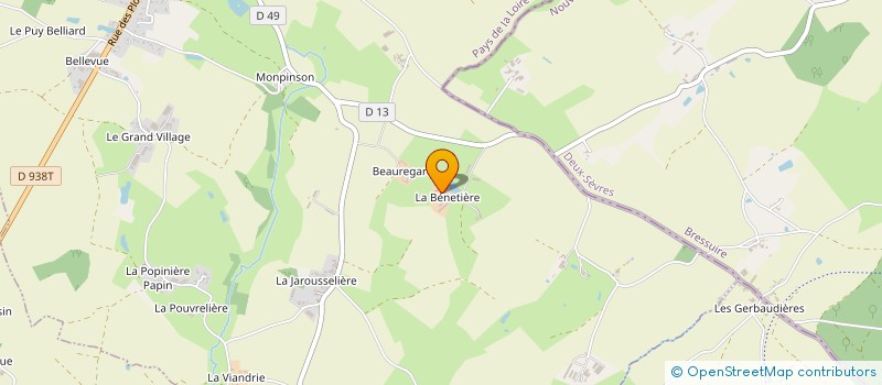 localisation de l'entreprise BEL HORIZON  SAINT-PIERRE-DU-CHEMIN