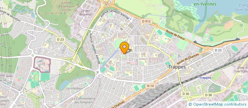 localisation de l'entreprise BEL-IMMO  TRAPPES