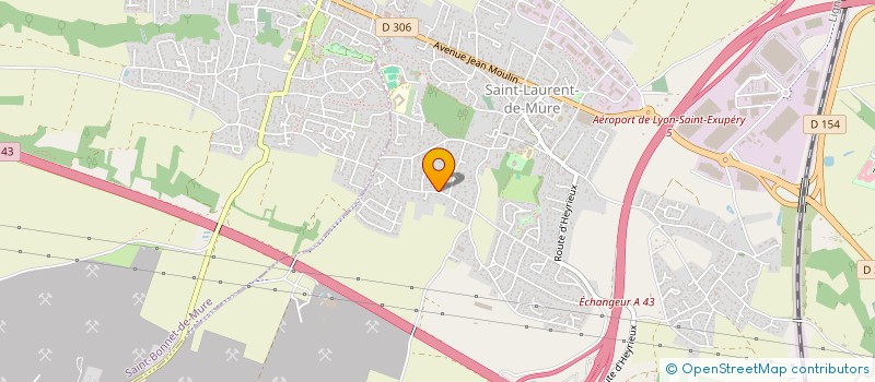 localisation de l'entreprise BEL IMMO  SAINT-LAURENT-DE-MURE