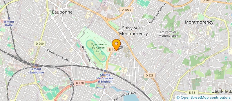 localisation de l'entreprise BEL IMMO  SOISY-SOUS-MONTMORENCY