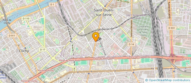 localisation de l'entreprise BEL IMPEX à SAINT-OUEN-SUR-SEINE