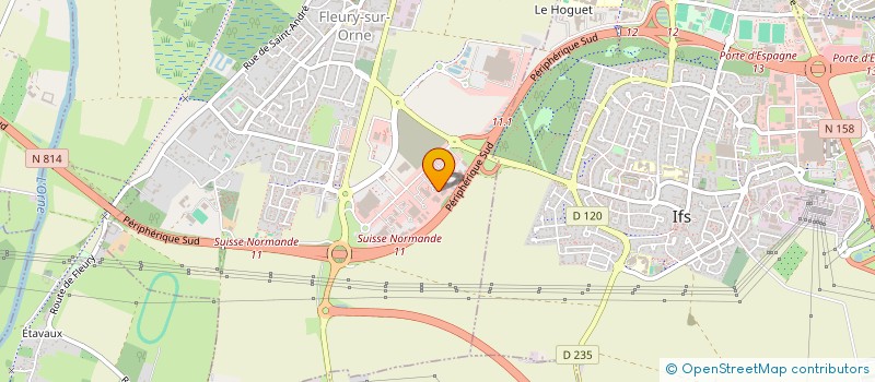 localisation de l'entreprise BEL IMPORT EXPORT  FLEURY-SUR-ORNE