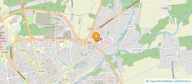 localisation de l'entreprise BEL'INSTITUT à RUBELLES