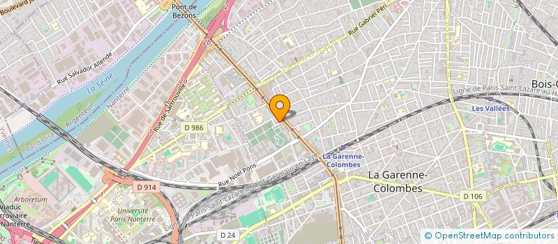 localisation de l'entreprise BEL ISSIMA à COLOMBES