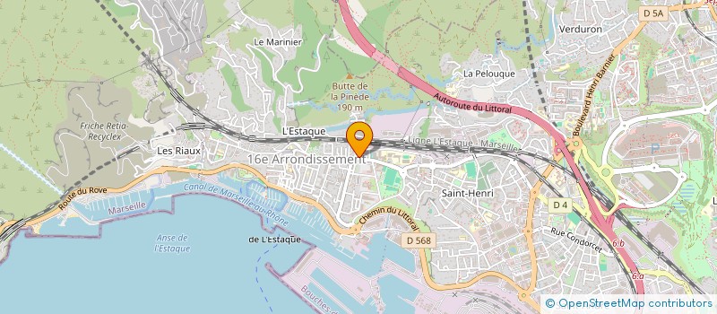 localisation de l'entreprise BEL JUJU à MARSEILLE 16
