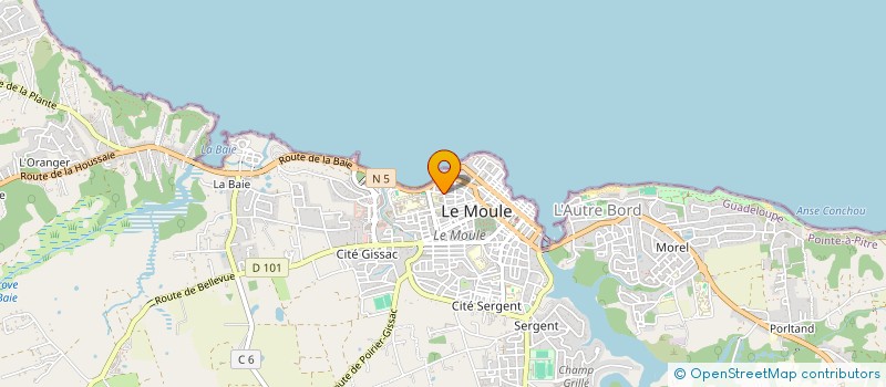 localisation de l'entreprise BEL LETA à LE MOULE