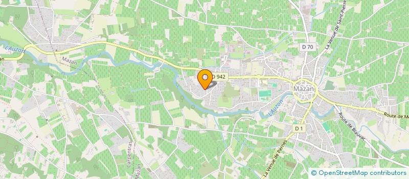 localisation de l'entreprise BEL'LISSIME  MAZAN