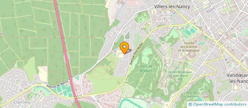 localisation de l'entreprise BEL'M à VILLERS-LES-NANCY