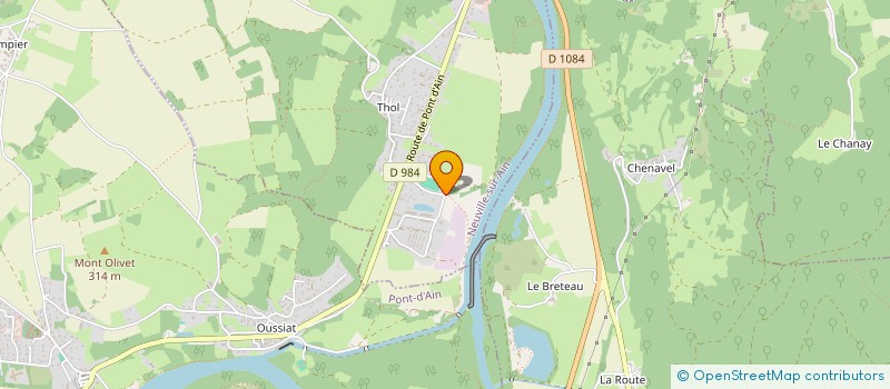 localisation de l'entreprise BEL.MECA à NEUVILLE-SUR-AIN