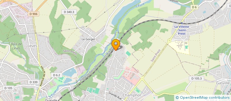 localisation de l'entreprise BEL MENUISERIES à CHAMPHOL