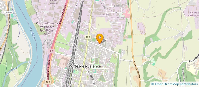 localisation de l'entreprise BEL&MO  PORTES-LES-VALENCE