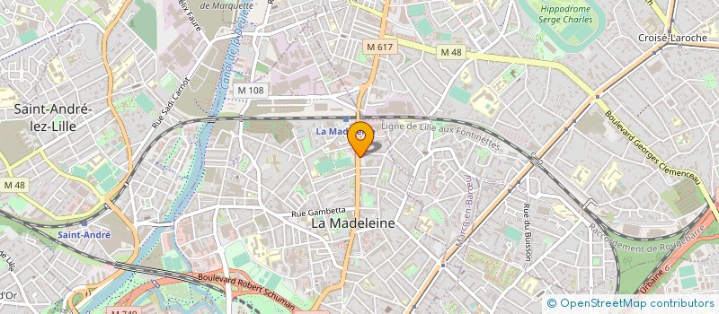 localisation de l'entreprise BEL O BOIS à LA MADELEINE