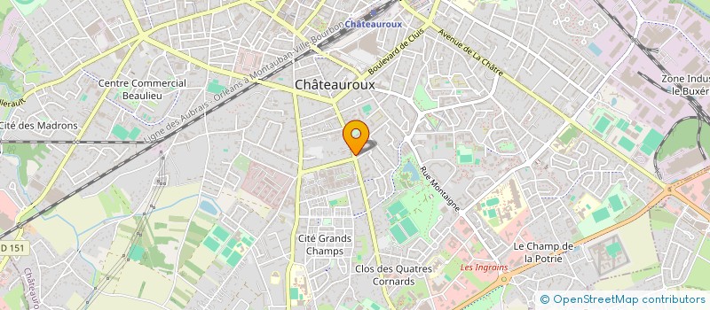 localisation de l'entreprise BEL OMBRE à CHATEAUROUX