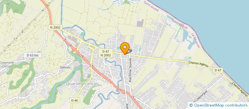 localisation de l'entreprise BEL OMBRE  SAINT-ANDRE