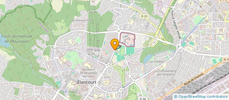 localisation de l'entreprise BEL OPTIC ELANCOURT  ELANCOURT