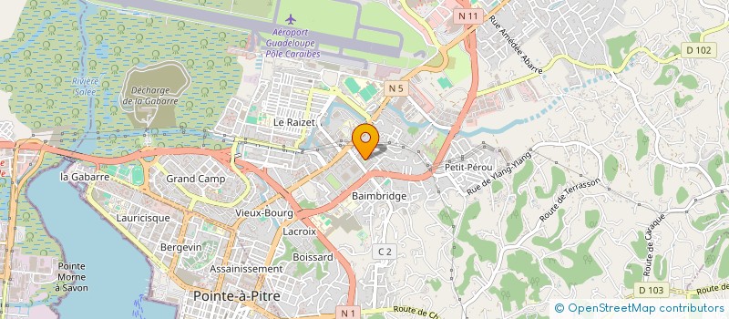 localisation de l'entreprise BEL'OPTIC JEAN-MARIE à LES ABYMES