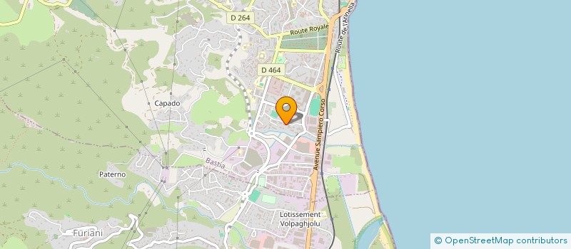 localisation de l'entreprise BEL ORIZONTE à BASTIA