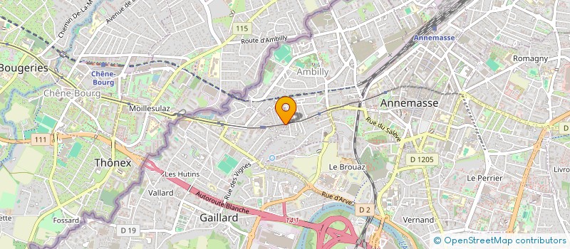 localisation de l'entreprise BEL'OS  AMBILLY