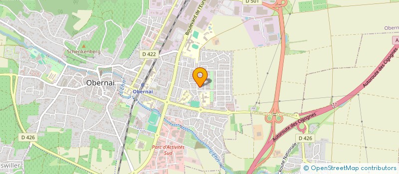 localisation de l'entreprise BEL OUVRAGE à OBERNAI