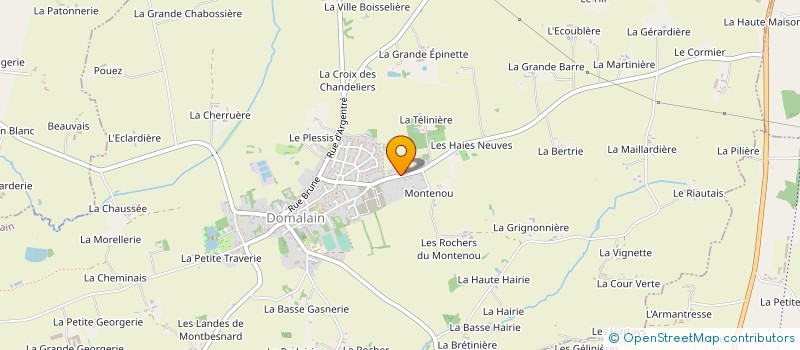 localisation de l'entreprise BEL'R  DOMALAIN