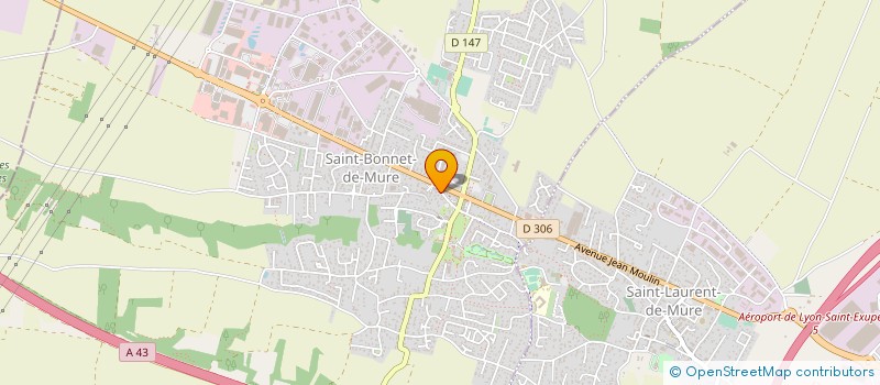 localisation de l'entreprise BEL RENOV'  SAINT-PIERRE-DE-CHANDIEU