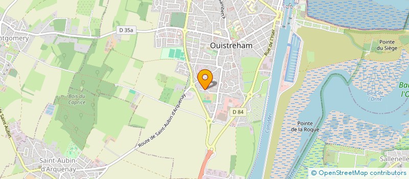 localisation de l'entreprise BEL RIV  OUISTREHAM