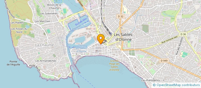localisation de l'entreprise BEL TEMPO à LES SABLES D'OLONNE