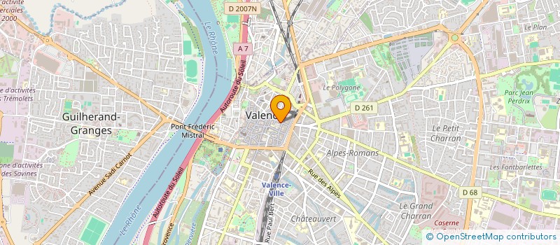 localisation de l'entreprise BEL'VAL à VALENCE