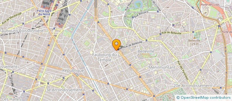 localisation de l'entreprise BEL'VIANDES 135 à PARIS
