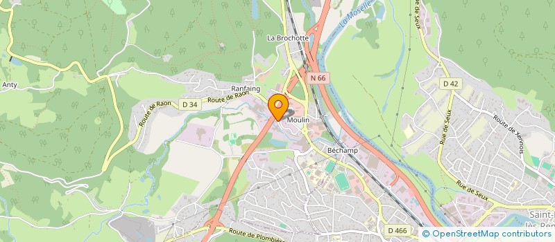 localisation de l'entreprise BEL'VUE  SAINT-NABORD