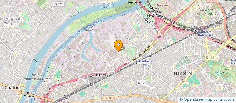 localisation de l'entreprise BEL YAZID ET HANOU  NANTERRE