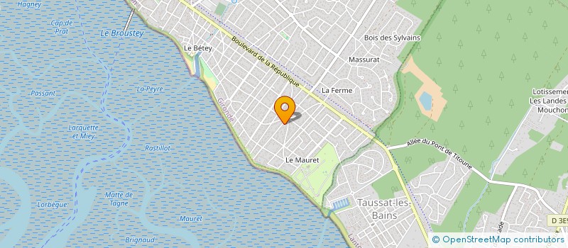 localisation de l'entreprise BELA 1  ANDERNOS-LES-BAINS