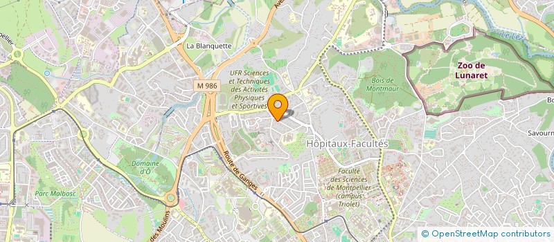localisation de l'entreprise BELA à MONTPELLIER