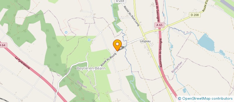 localisation de l'entreprise BELA  BEYRIE-EN-BEARN