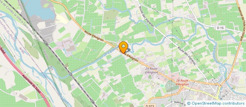 localisation de l'entreprise BELA  CAVAILLON