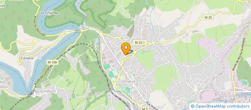 localisation de l'entreprise BELA  UNIEUX