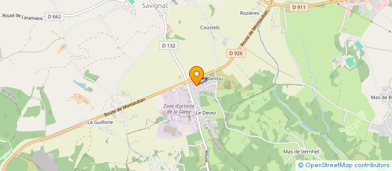 localisation de l'entreprise BELA  SAVIGNAC