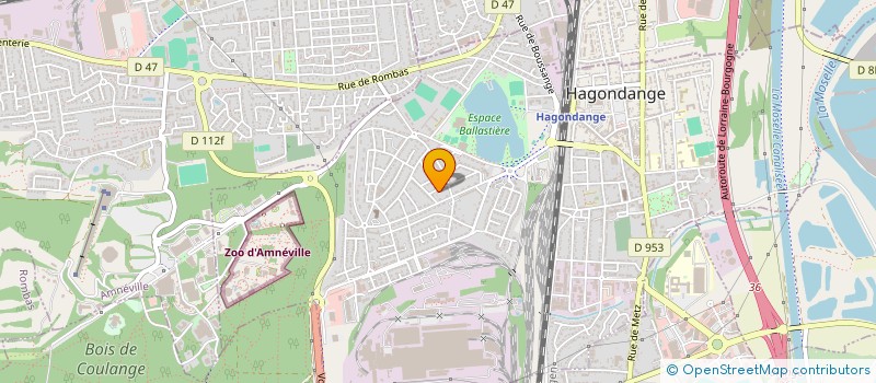 localisation de l'entreprise BELAB IMMOBILIER à HAGONDANGE