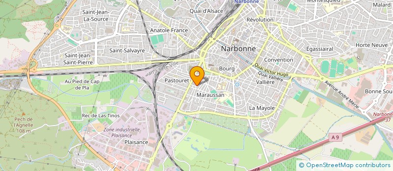 localisation de l'entreprise BELACLEMA  NARBONNE