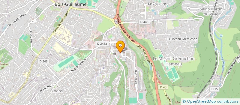 localisation de l'entreprise BELAD  ROUEN