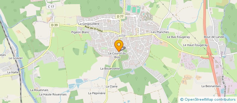 localisation de l'entreprise BELADIM  LAILLE