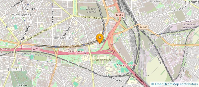 localisation de l'entreprise BELAGO à LILLE