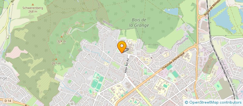 localisation de l'entreprise BELAI à THIONVILLE