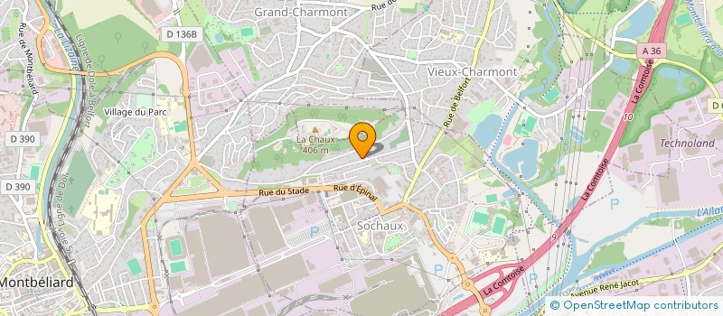 localisation de l'entreprise BELAIDI IMMOBILIER  MONTBELIARD
