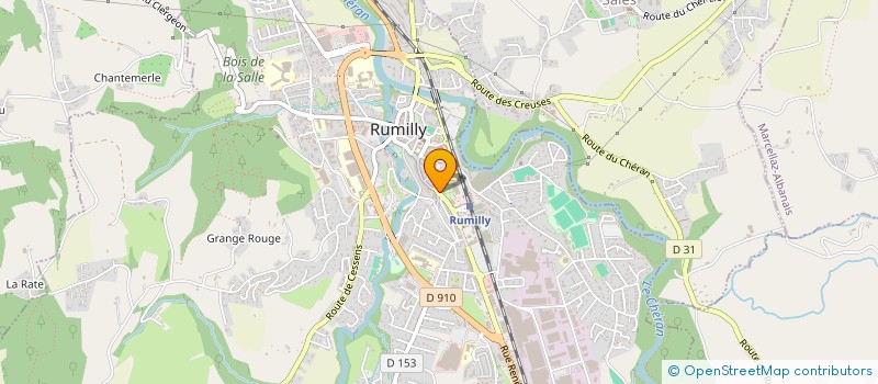 localisation de l'entreprise BELAIN  RUMILLY