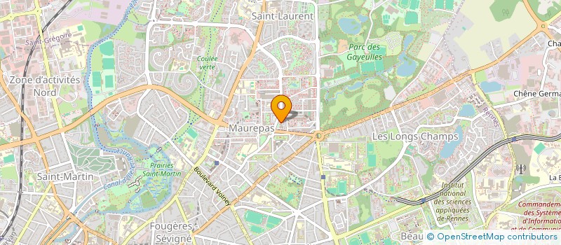 localisation de l'entreprise BELAIOUER SPEEDY TRANSPORT à RENNES