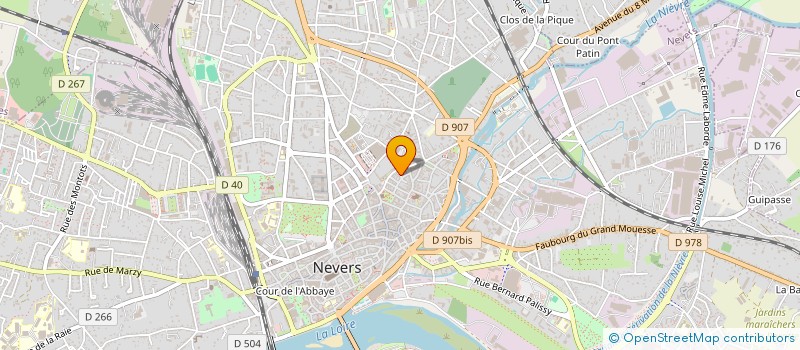 localisation de l'entreprise BELAIR à NEVERS