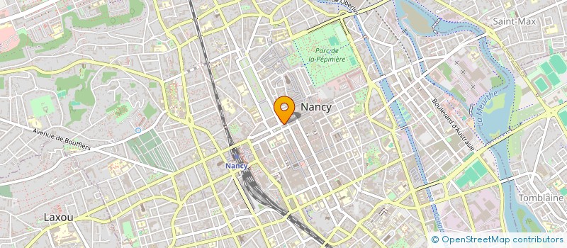 localisation de l'entreprise BELAIR  NANCY